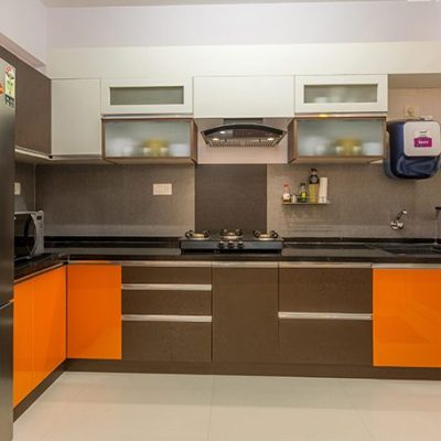 1 - L Shaped Kitchen Interior Design-6-Kitchen-2BHK-Electronic City-Bangalore